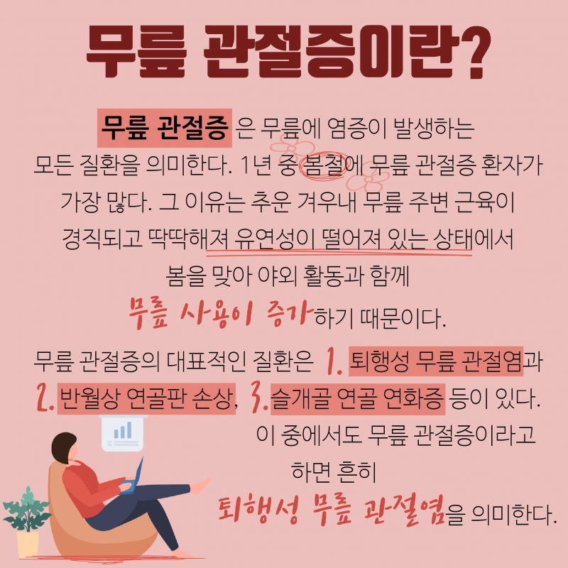 [오 마이 무릎!-1편] 무릎 관절증과 퇴행성 관절염에 대해 알아보자